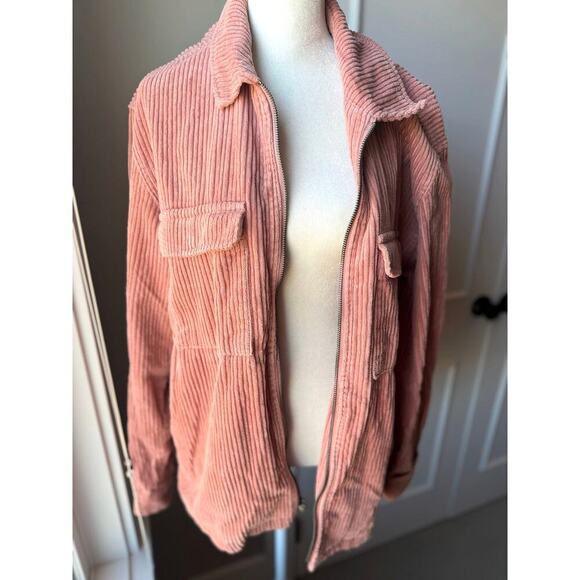 URBAN OUTFITTERS CORDUROY APRICOT PEACH COLOR SIZE MED - Picture 1 of 7